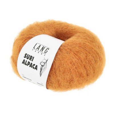 Wolle Kreativ! Lang Yarns - Suri Alpaca Fb. 159 mandarine 25 g