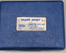 Yellow Jacket 78020 Fuel Oil Test Kit Ritchie Engineering w/ Gauge & Fittings