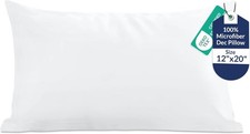 12 x 20 Pillow Insert - Down Alternative Throw Pillows Insert - Rectangle
