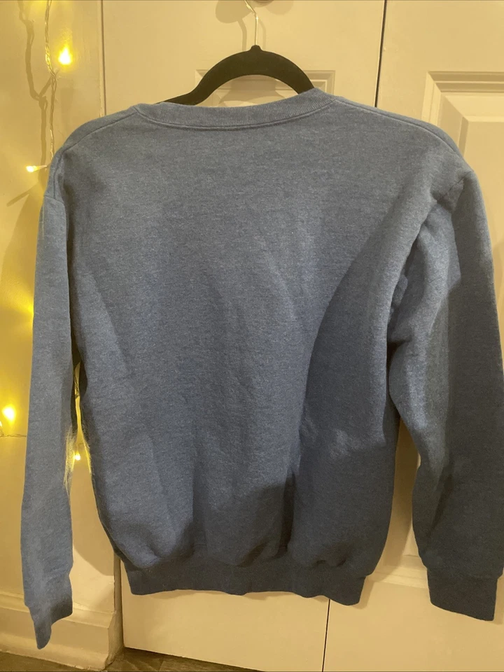 Walt Disney Mickey Mouse Crewneck  Blue Mickey And Blue Shoes Size XL Women’s - Image 4 of 4