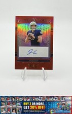 2022 Panini Select Dp Jack Coan Ye-jco Signatures Red Prizm Auto Notre Dame Au