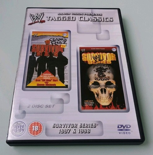 WWE Tagged Classics Survivor Series 1997 & 1998 DVD (2008) WWF RARE Bret Hart - Picture 2 of 8
