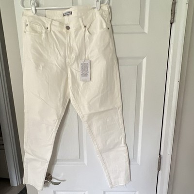 Dear John Women s White Skinny Denim Jeans Regular Fit 5-Pocket Pockets