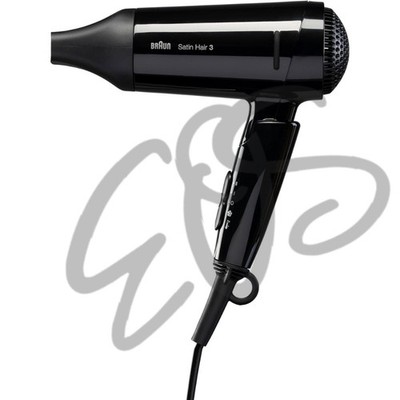 Braun SATIN HAIR 3 Reisehaartrockner Style & Go 1600W Schwarz HD 350 UVP:34,99 