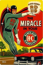 Retro Style Sinclair  1950’s  Gasoline Advertising 12 Inches Sign Quality Sign