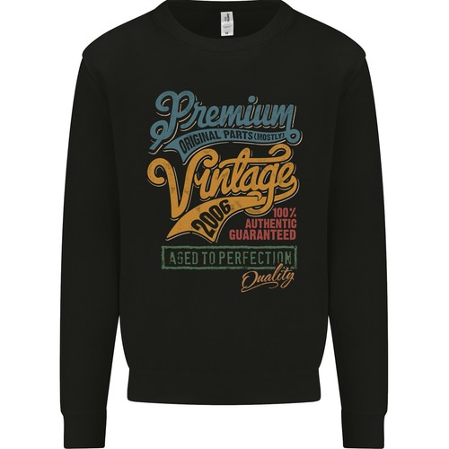 Sweat à Capuche J. America Vieilli – Gris – Taille S – Vintage Apparel