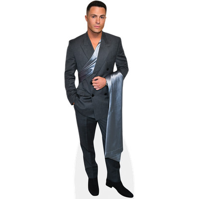 Colton Haynes (Grey Suit) Mini Size Cutout