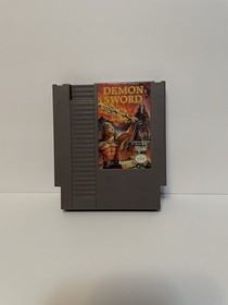 Demon Sword (NES, 1988) Cartridge + Box + Manual &ndash; Good Box, Untested