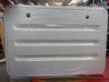 RV Camper Trailer 24" Dometic Refrigerator Side Wall Vent White 3316941.010