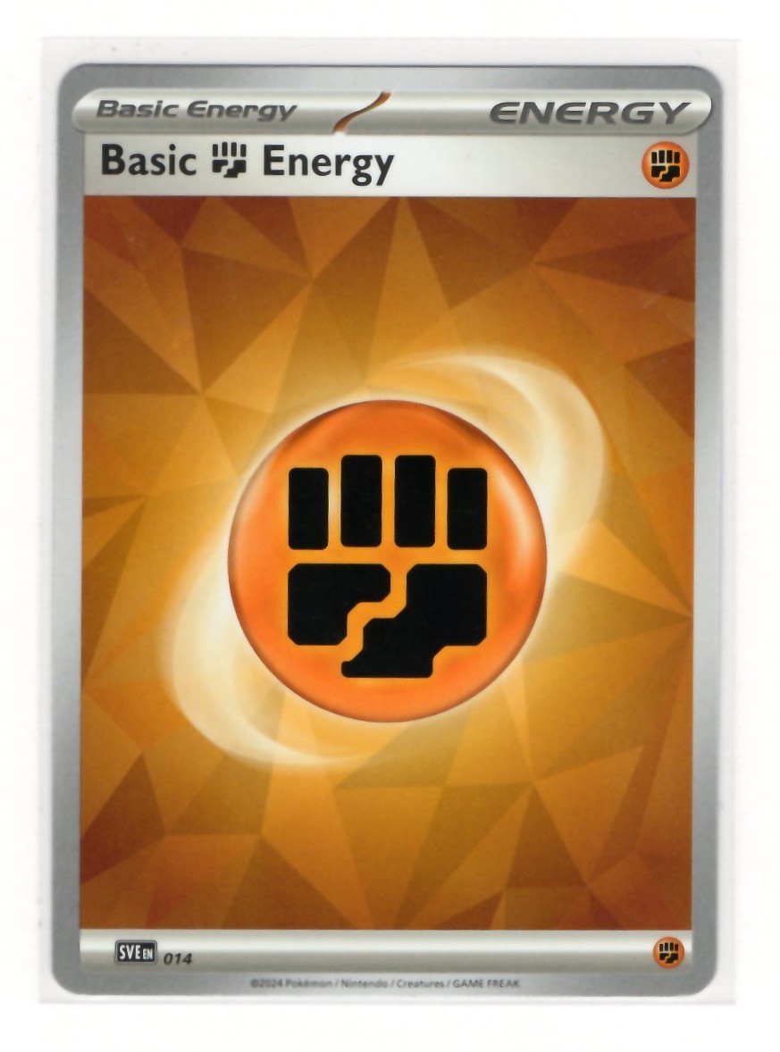 Basic Fighting Energy Scarlet & Violet Era 014 NM/M Pokemon