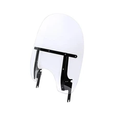 XFMT Clear Detachable Quick Release Windshield Windscreen W/Bracket For Harley