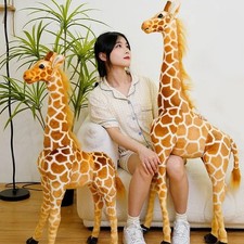 Giant Giraffe Plush Toy 60cm Soft Stuffed Animal Doll Cute Kids Birthday Gift US