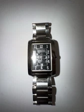 Coach Women’s Watch Swiss Quartz Stainless Steel  Black Dial Rectangular