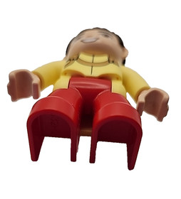 Lego Duplo Figure Prince Charming yellow/red  minifigure 47394pb150 Set 6154