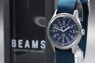 [NEUWERTIG] TIMEX VERSENDET TW2T21500 blaue Analog-Quarzuhr aus JAPAN