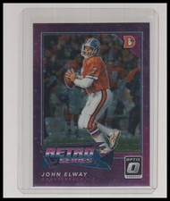 2022 Donruss Optic #RS-3 John Elway Retro Series Purple Stars #/25