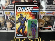 Super7 ReAction  GI JOE SNAKE EYES  Cartoon  O-Ring 3.75  Action Figure
