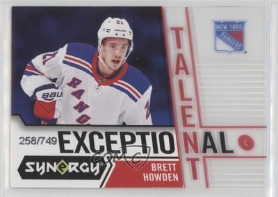 2018-19 Upper Deck Synergy Exceptional Talent 258/749 Brett Howden Rookie RC 0c6
