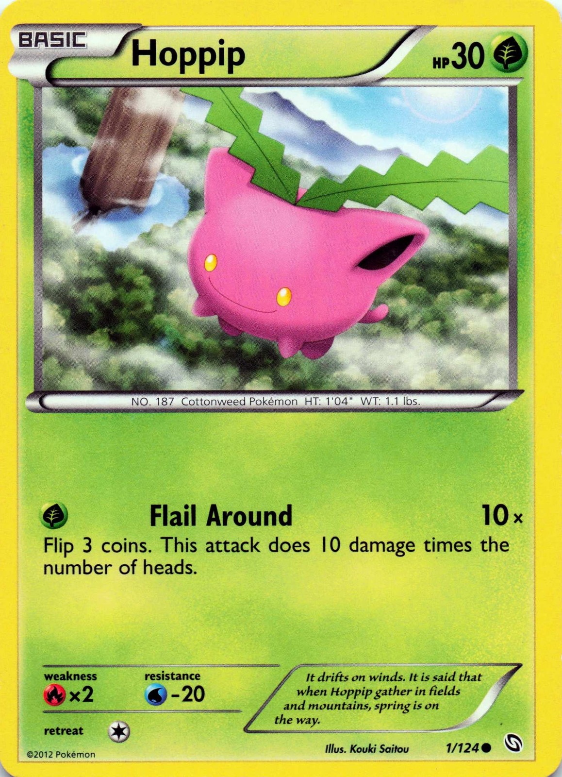 Hoppip 1/124 Dragons Exalted Common - LP