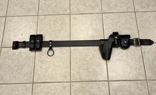 Black Leather Police Duty Belt Size 40 With Holster Handcuff Magazine Pouch NEW