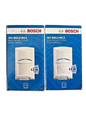 #ad Lot of 2 BOSCH MOTION DETECTOR 40 FT RANGE ISC BDL2 W12 $55.99
