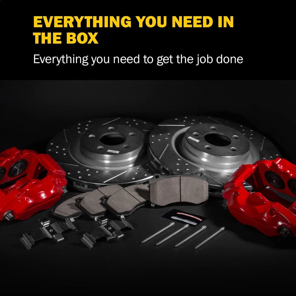 Power Stop KC5577 1 CLICK KIT W/CALIPERS F&R 2010-2014 FORD EXPEDITION/2010-2014 - Изображение 2 из 4