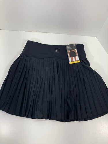 Gap Fit plissierter Skort Rock Shorts Damen Medium schwarz Pickleball Tennis Golf neu mit Etikett