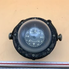 Vintage E.S. Ritchie & Sons Inc Marine Compass Pembroke Mass 5” Light Untestef