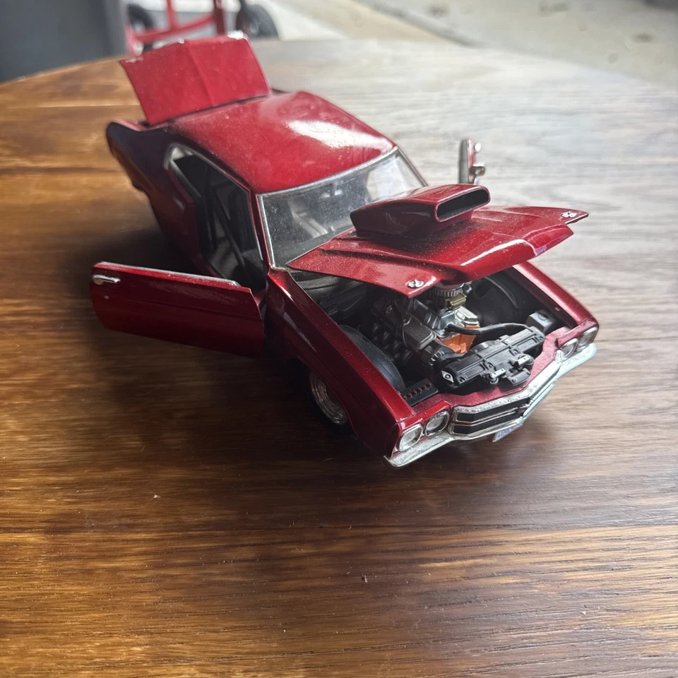 * КОЛЛЕКЦИОННАЯ ЛИТАЯ МОДЕЛЬ WELLY 1:18 1970 CHEVELLE PRO STREET ОГРАНИЧЕННЫЙ ВЫПУСК *ST - Изображение 2 из 4