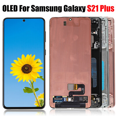 Replacement Best OLED Display For Samsung Galaxy S21 Plus LCD Touch Screen±Frame
