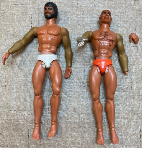 2 Big Jim Wolf Pack Action Figures 1971 Dr Steel & The Whip Mattel Working - Picture 1 of 7