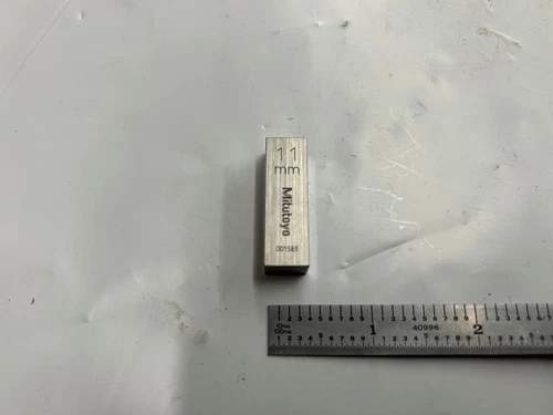 11mm Mitutoyo Steel Rectangular Gauge Gage Block