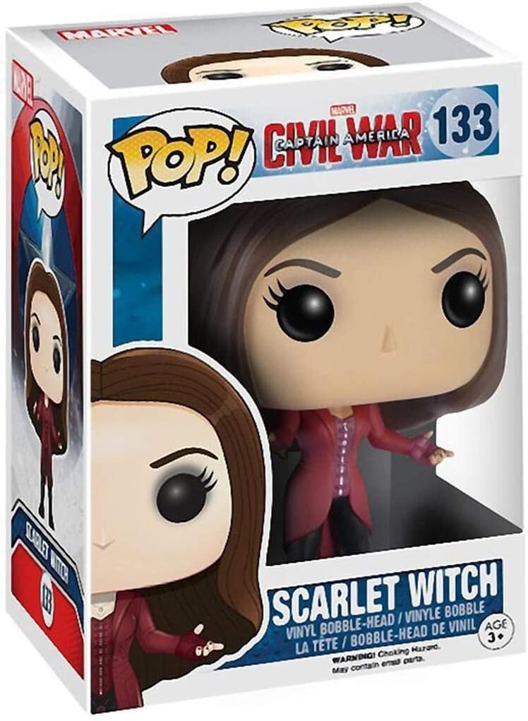 Funko Pop! Civil War Captain America Scarlet Witch 133 7231 20c05