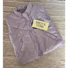 Girls BIRCH STONE Purple Puffer Vest Jacket Size 6 O49