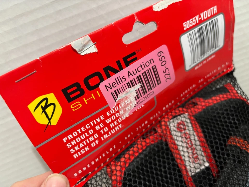 Bone Shieldz Cruiser 3000 Rodilla Codo Muñequeras Negro Juvenil Nuevo Foto 2 de 4