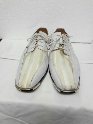 Mens Dress Shoes Satin Stripe Oxford Metal Tip Ivory EXPRESSIONS "READ DESC" | eBay Mens Dress Shoes Satin Stripe Oxford Metal Tip Ivory EXPRESSIONS "READ DESC" | eBay