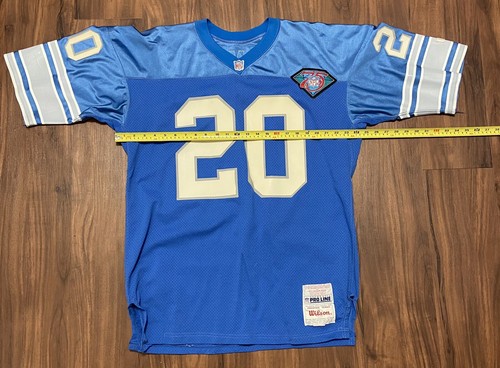 Vintage Barry Sanders Detroit Lions Wilson Pro Line Authentic Jersey - Picture 9 of 16