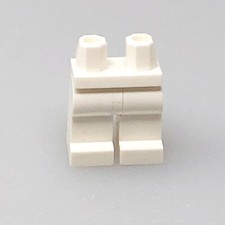 970c00 LEGO Minifigure Hips  Legs WHITE Minifig Plain Monochrome