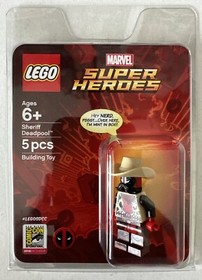 LEGO Marvel SDCC 2018 Exclusive Super Heroes Sheriff Deadpool Minifigure