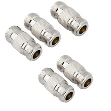 5 Pack Lot N-Type Double Female Jack Coupler RF Antenna Adapter Barrel Connector