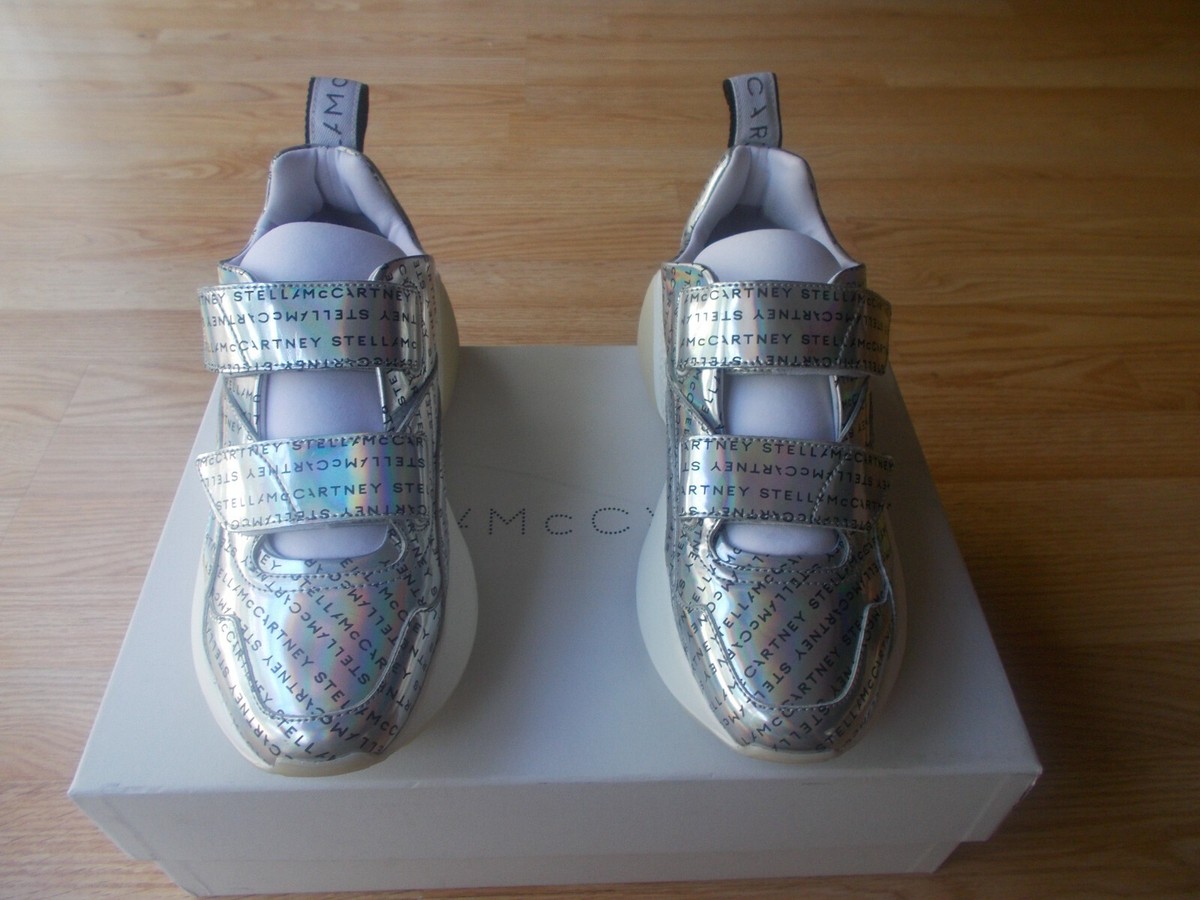 Stella McCartney Eclypse Metallic All Over Logo Print