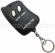 10 Digit Code Mini Remote Control Garage Door/Gate Transmitter w/ Mini Flashlite