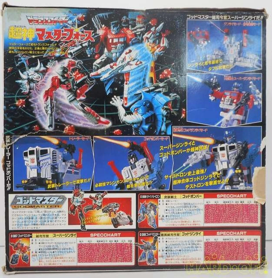 TAKARA Transformers C-310 God Master God Ginrai Figure Vintage 1988 - Image 2 of 4