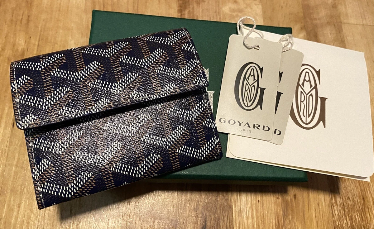 Inspired by Goyard Luxury Print Passport Holder Wallet 