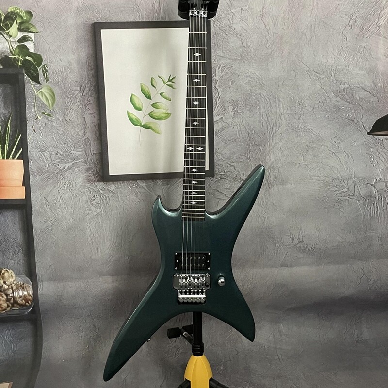 B.C. Rich Chuck Shuldiner Stealth Blue Electric Guitar Solid Open