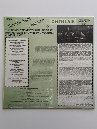 The Saturday Night Swing Club Is On The Air - Vol. 1 & 2 - Record - New - Sealed - Picture 3 of 5