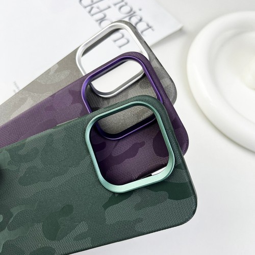 For iPhone 12 13 14 15 16 Pro Max PC+Leather Magnetic Case Shockproof Non-Slip - Picture 6 of 24