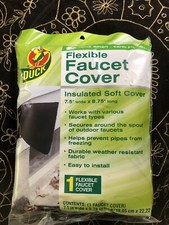 Duck Flexible Slip-On Insulated Outdoor Faucet Cover Freeze Protection Winterize