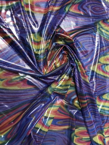 Paisley Design Metallic Nylon Spandex 4way Stre 58/60” Sold By The YD. - 第 1/12 張圖片