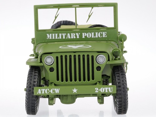 Jeep Willys 1944 US Army green diecast modelcar AD77404 T9 1:18 - Picture 3 of 7